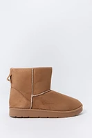 Faux Suede Ankle Booties