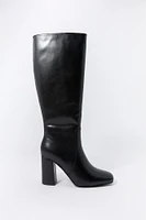 Knee High Square Toe Boots