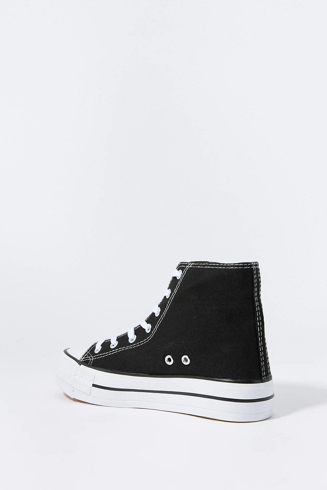 High Top Lace Up Sneaker