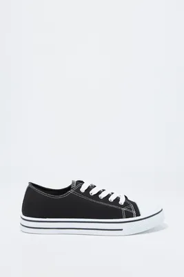 Lace Up Canvas Sneaker