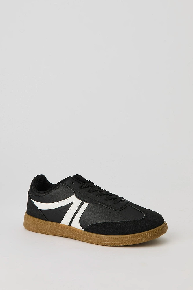 Espadrilles rétro avec semelles de caoutchouc