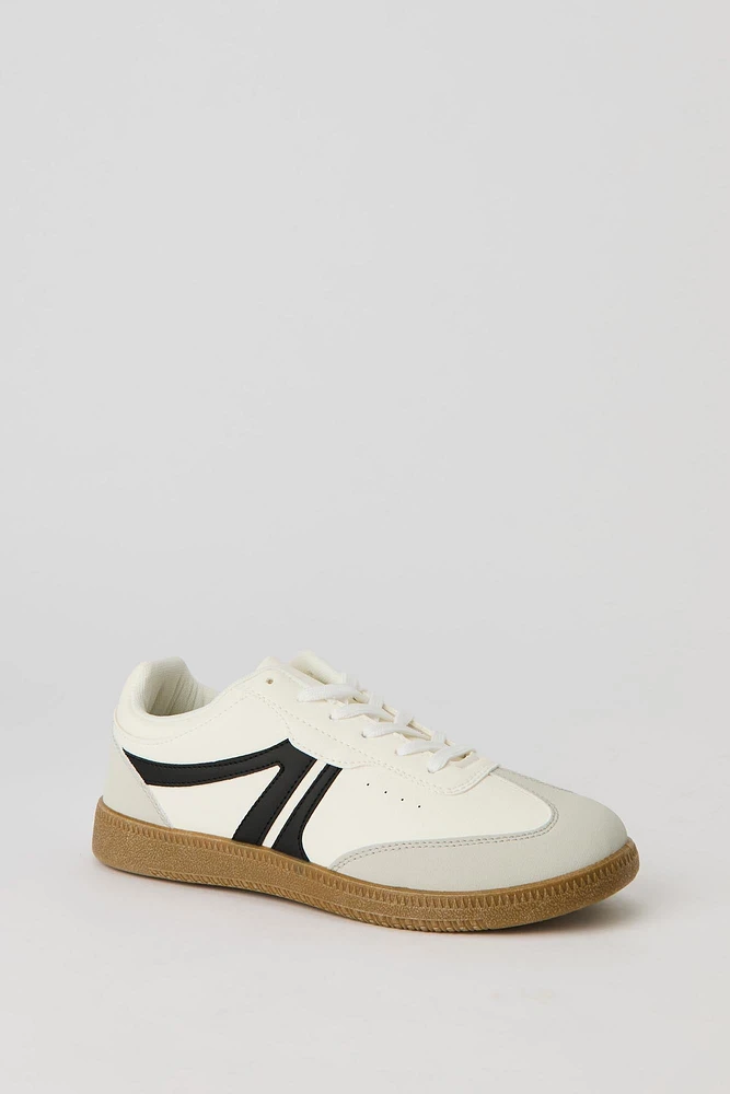 Espadrilles rétro avec semelles de caoutchouc