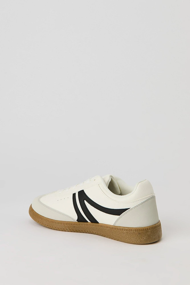Espadrilles rétro avec semelles de caoutchouc