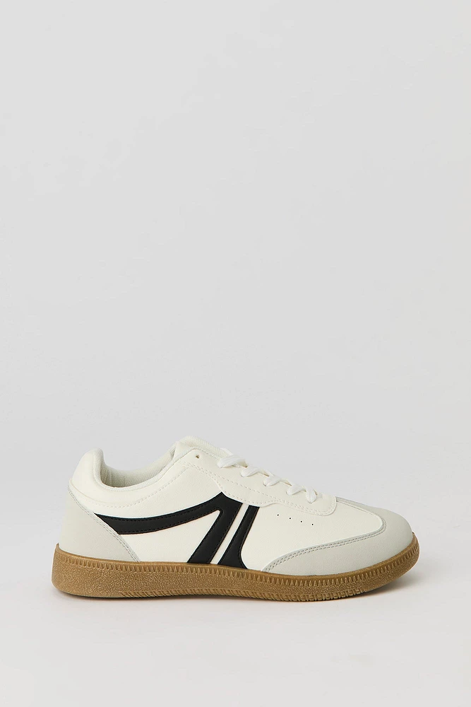 Espadrilles rétro avec semelles de caoutchouc