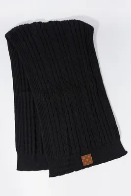 Cable Knit Scarf