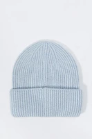 Tuque en tricot avec motif brodé NY