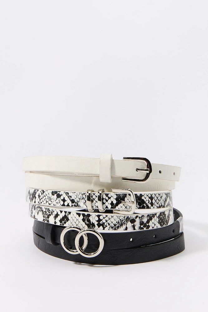 Ceinture mince (Paquet de 3)