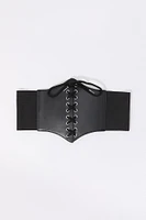 Ceinture corset lacée