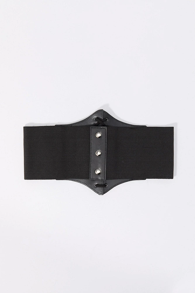 Ceinture corset lacée