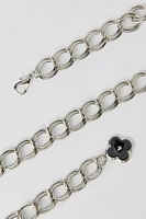 Ceinture à chaîne en forme de trèfle