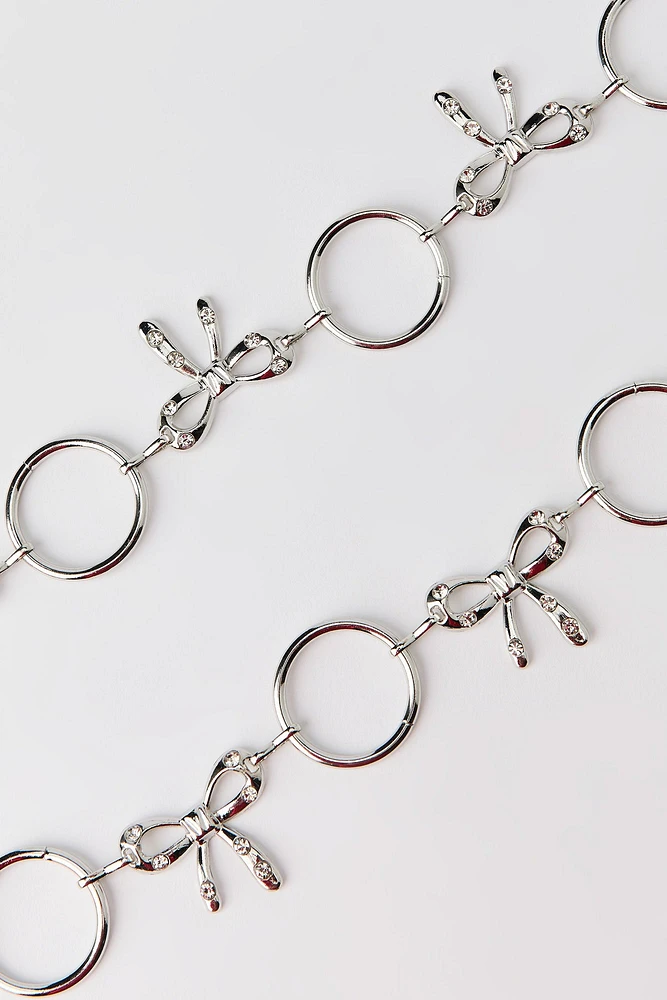 Ceinture à chaîne en forme de boucle