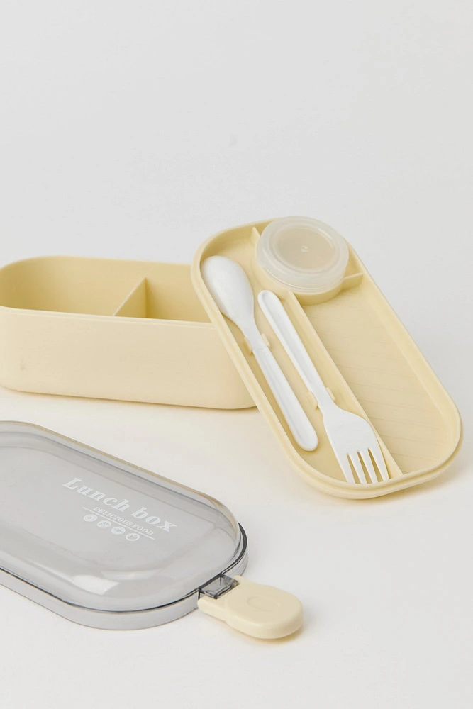 Ensemble boîte à lunch et bouteille d'eau