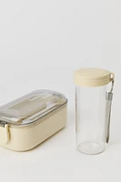 Ensemble boîte à lunch et bouteille d'eau