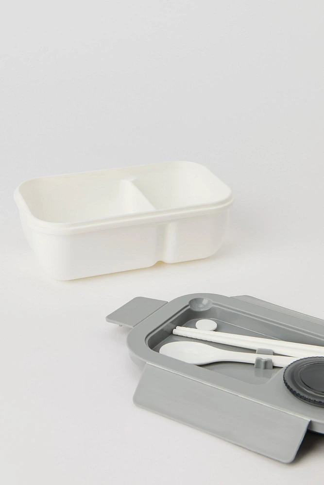 Lunch Box with Utensils
