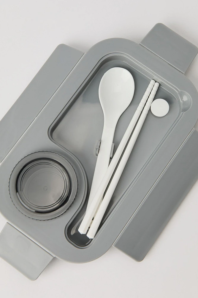Lunch Box with Utensils