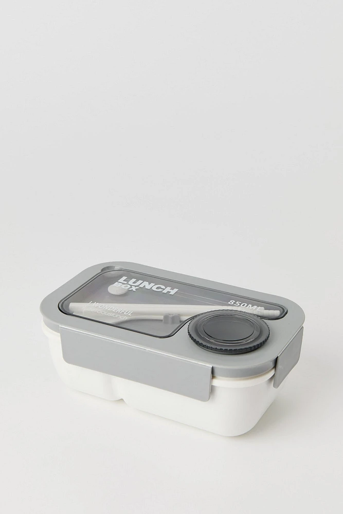 Lunch Box with Utensils