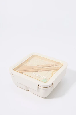 Square Lunch Box Set (1100 ml)