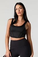 Active Soft Cropped Corset Tank