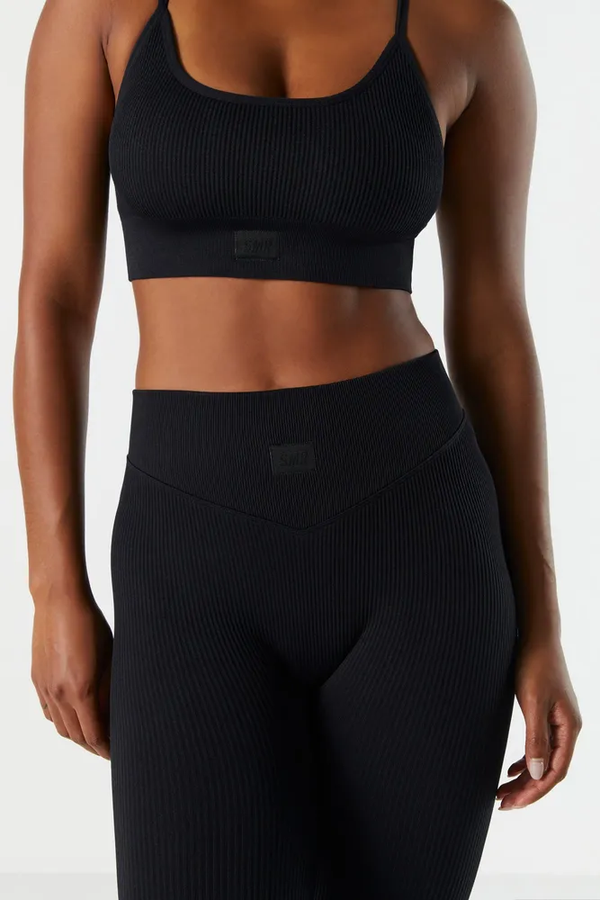 Sommer Ray Seamless Ribbed Active Bra