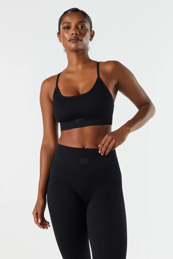 Stitches Sommer Ray Seamless Ribbed Active Bra