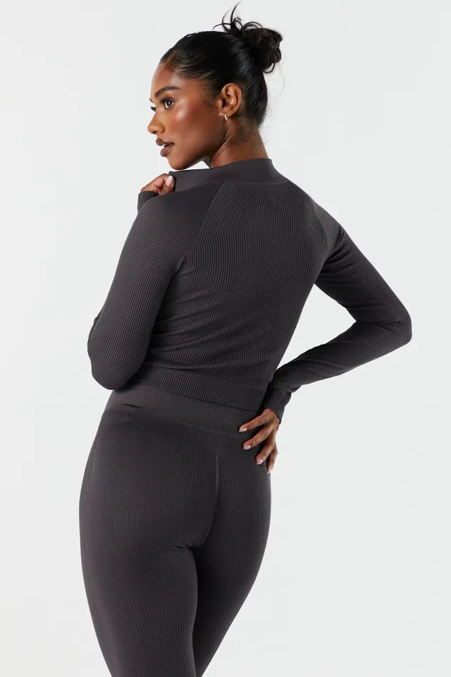 Stitches Sommer Ray Active Seamless Zip-Up Top