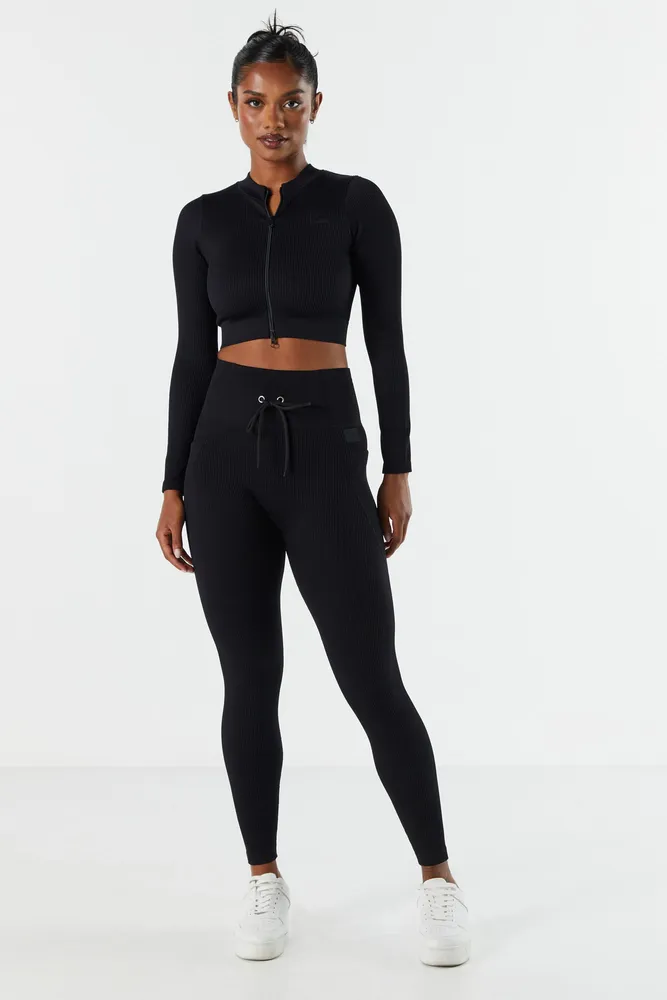 Active Zip-Up Cropped Tank – Urban Planet