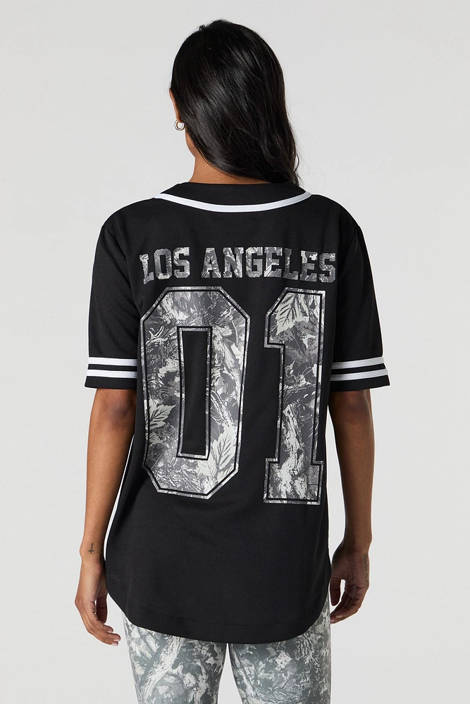 City Graphic Mesh Baseball Jersey