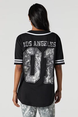 City Graphic Mesh Baseball Jersey