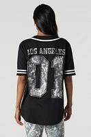 City Graphic Mesh Baseball Jersey