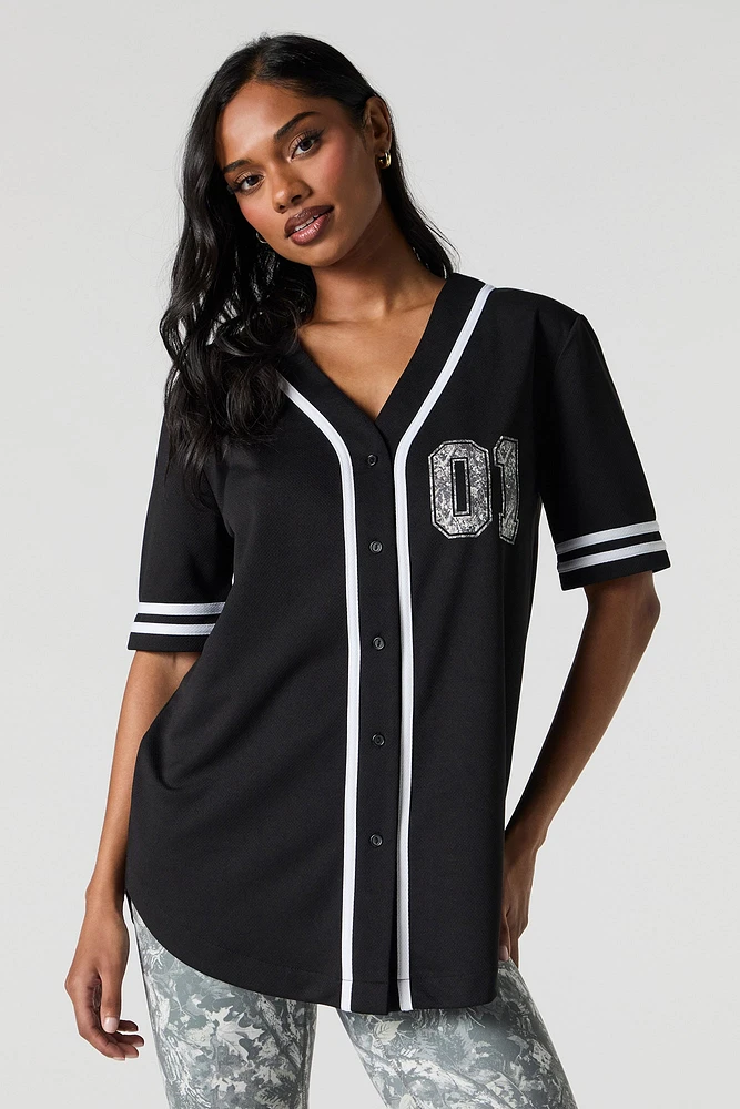 City Graphic Mesh Baseball Jersey