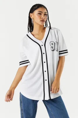 91 Graphic Baseball Jersey