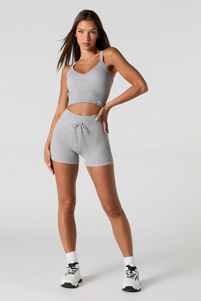 Débardeur Sommer Ray Active côtelé sans couture à encolure en V