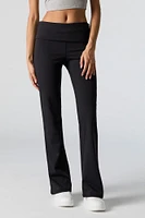 Active Foldover Waist Wide Leg Pant