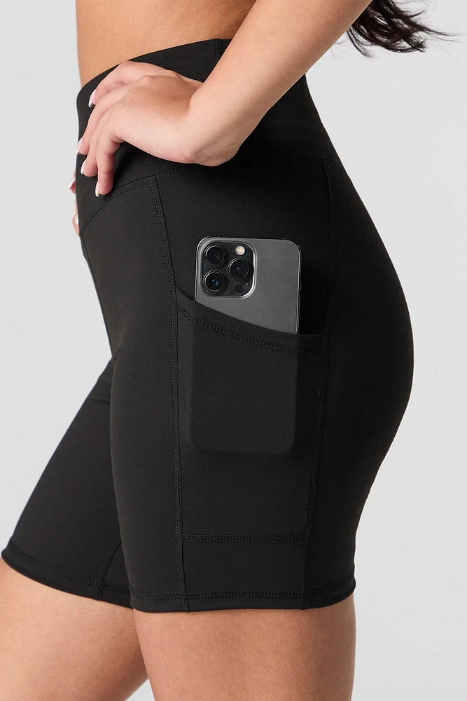 Active Side Pocket Biker Short