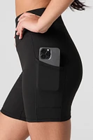Active Side Pocket Biker Short