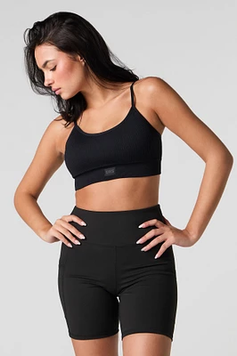 Active Side Pocket Biker Short