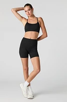 Active Ruched Back Biker Short