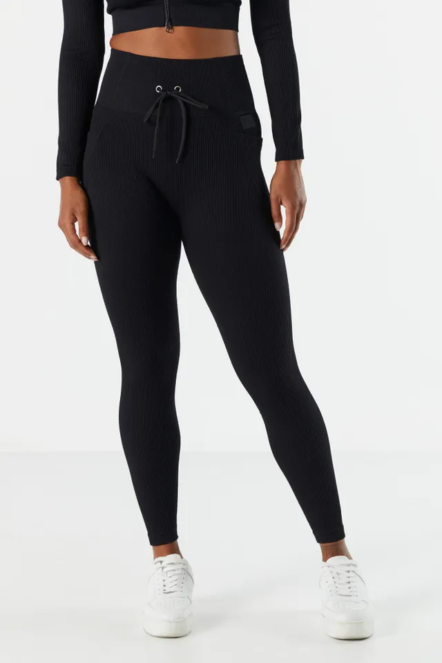 Stitches Sommer Ray Seamless Ribbed Side Pocket Active Legging