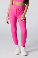 Legging Sommer Ray Active cÃ´telÃ© sans couture Ã  taille coulissante