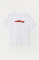 Vintage Car Graphic Boyfriend T-Shirt