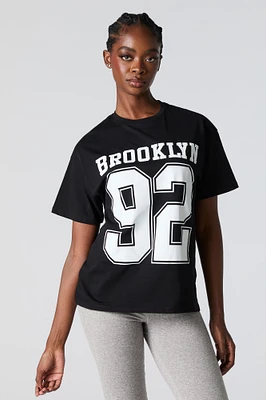 Brooklyn 92 Graphic Boyfriend T-Shirt