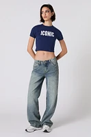 Iconic Graphic Ribbed Baby T-Shirt