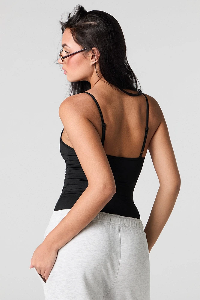 Contour V-Neck Bodysuit with Built-In Cups