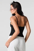 Contour V-Neck Bodysuit with Built-In Cups