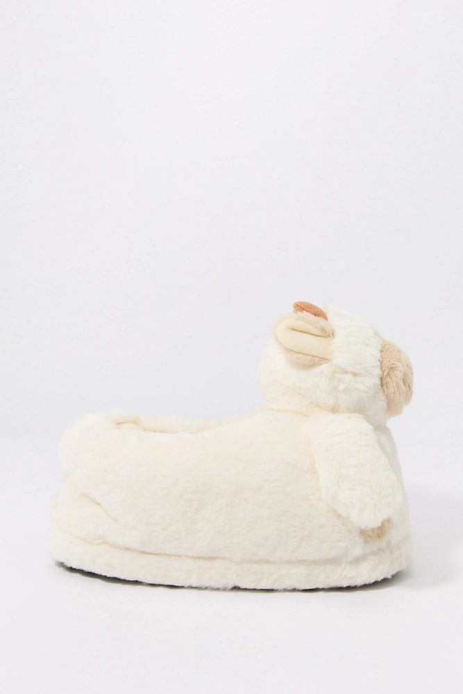 Pantoufles en peluche bébé animal 3D