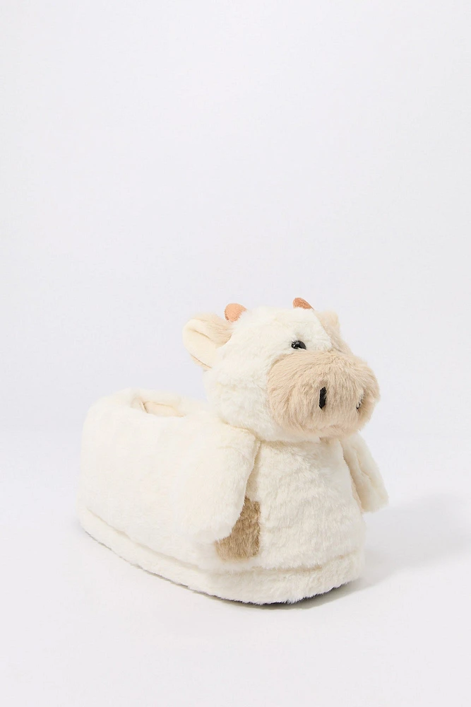 Pantoufles en peluche bébé animal 3D