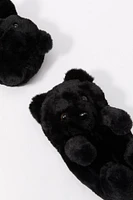 3D Bear Plush Slipper