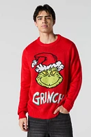 Chandail de Noël en tricot jacquard The Grinch