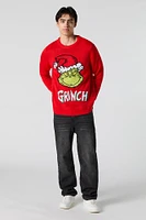 Chandail de Noël en tricot jacquard The Grinch