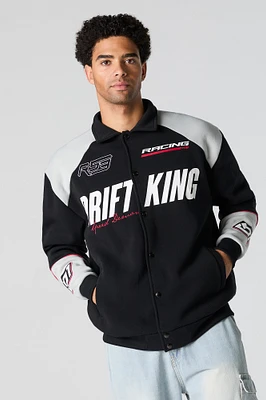 Blouson en molleton à imprimé Racing Drift King